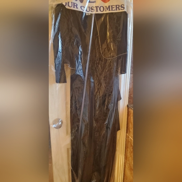 2 Piece Alex Evenings Black Dress - Picture 3 of 6